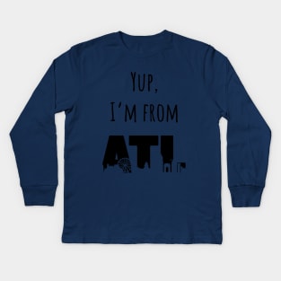 I'm From ATL Kids Long Sleeve T-Shirt